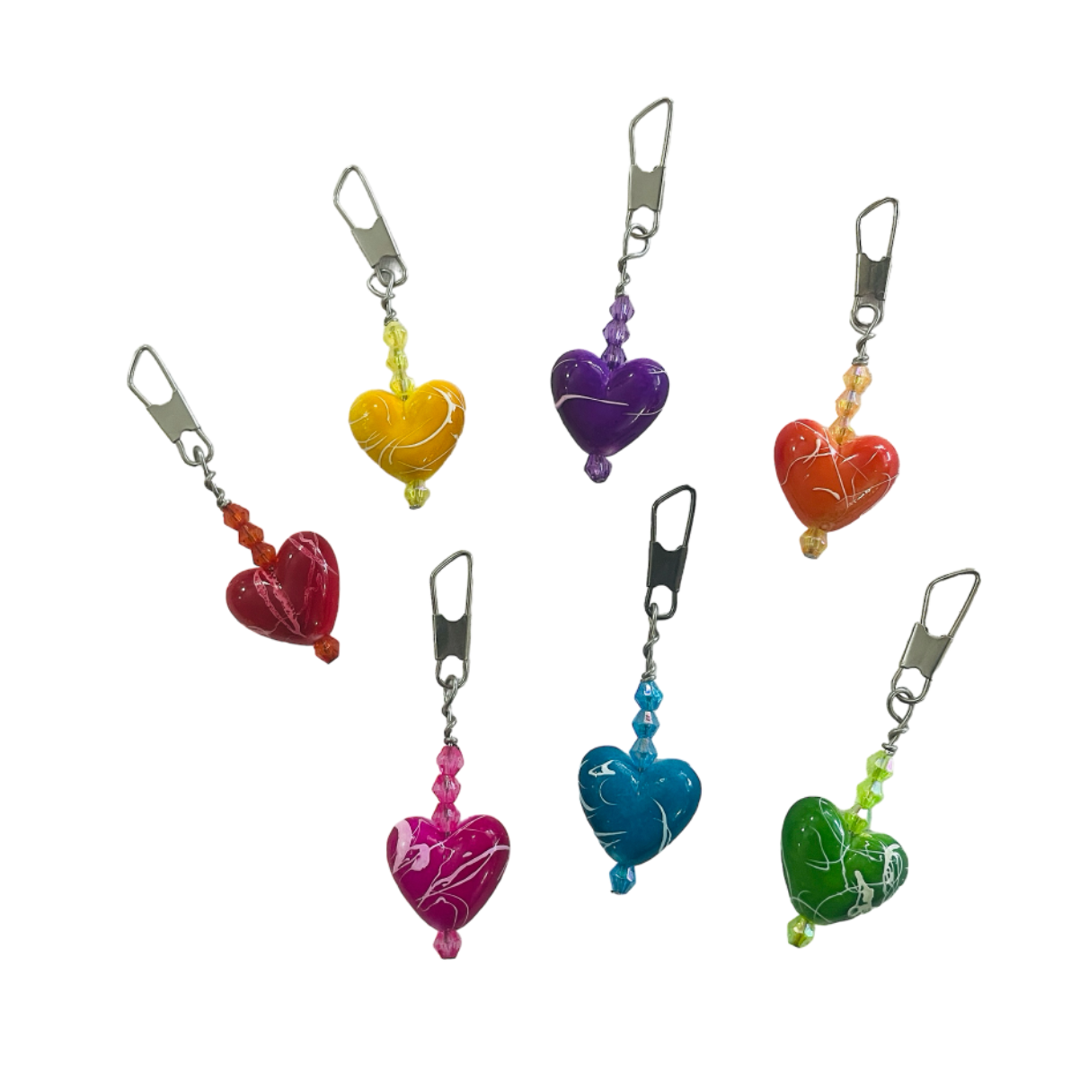 Swirl Heart Charm