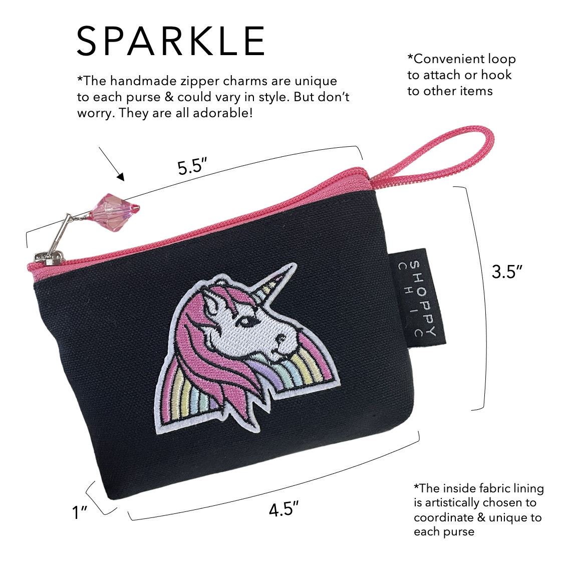 Sparkle Patch Purse
