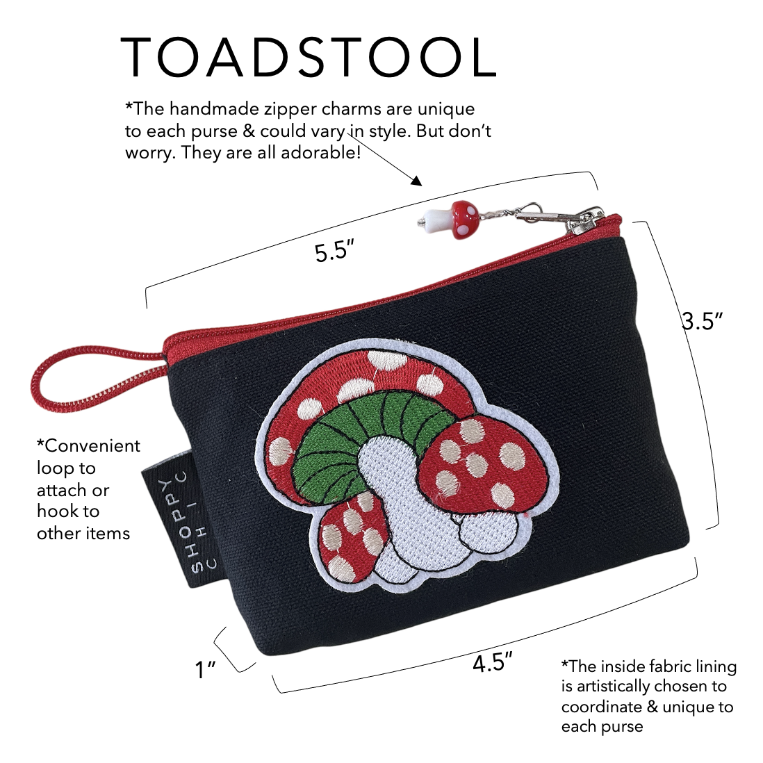 Toadstool Patch Purse